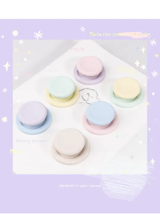 BLUELIFE マカロンカラーの柔らかい液体シリコン製MagSafeスタンド