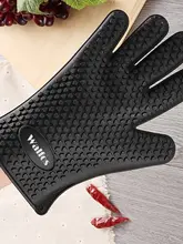 シリコン製 耐熱防滑 オーブン用手袋【厚手・高温対応・家庭用】