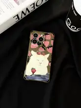 スマホケース いちご柄 居眠り猫 チェーンストラップ 斜め掛け 長さ調節可能 iPhone 16 Pro HONOR 200 HUAWEI Mate 70 Pro Xiaomi 15 Ultra HUAWEI Pura 70 対応