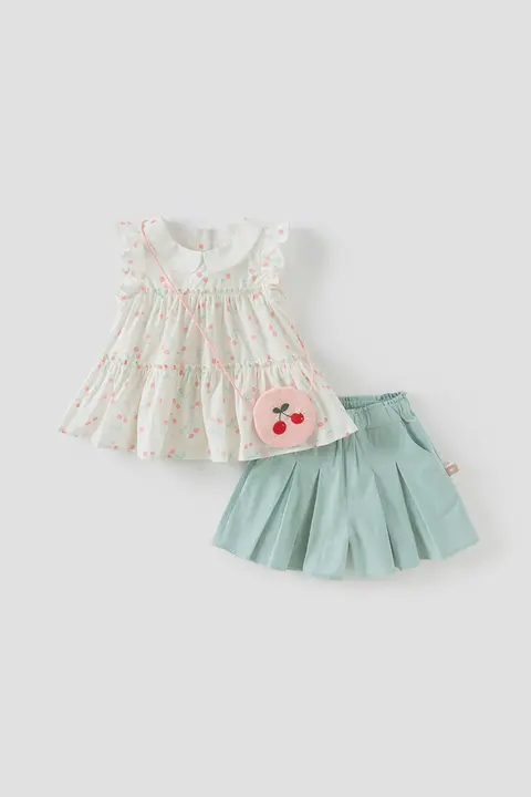 セットアップ 半袖Tシャツ ショートパンツ キッズ ガールズ 薄手 夏 おしゃれ