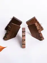 シンプルなウォールナットのリングディスプレイ【創造的な撮影小物・ジュエリーディスプレイ】