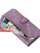 Samsung Galaxy Z Fold4用 折りたたみ式ケース【カードポケット付き・ショルダーストラップ対応】