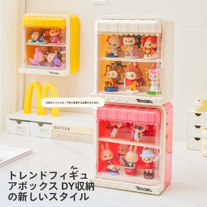 透明防塵ディスプレイラック：フィギュア収納用の磁吸式長方体ケースの仕様と実用性