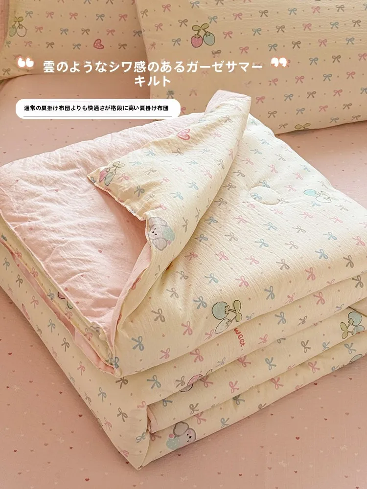 ひんやり寝具の選択肢としての冷感ケット：纱雅の夏涼被が提供する快適性と通気性