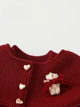 子供用ニットプリンセスワンピース【秋冬・誕生日・お祝いに最適】