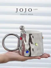 JOJO'S L. PD.Otto. ジュエルデザイン マグカップ 【セラミック・カップル用・家庭用】