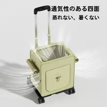 防水仕様の猫用キャリーケース【大容量・軽量デザイン・ペット用】