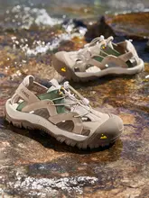 Camel メンズ通気性メッシュデザインの厚底アウトドアサンダル【リクレーション・ビーチ用・防水】
