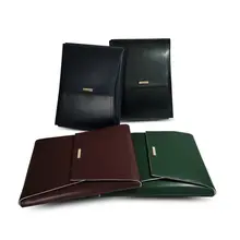 PUレザー製のジュエリーロールポーチ【角形・2way開閉・旅行用・収納】（セットアップ対応）