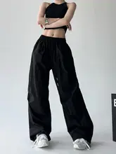 流行のワークパンツ【夏用・薄手・ハイウエスト・フィット・レディース】