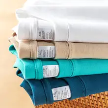 長袖Tシャツ ユニセックス 綿100% 厚手 クルーネック 無地 オーバーサイズ カジュアル インナー トップス 着回し カーキ