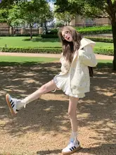 おしゃれなフラワープリントパーカー【フード付き・オーバーサイズ・春秋用】