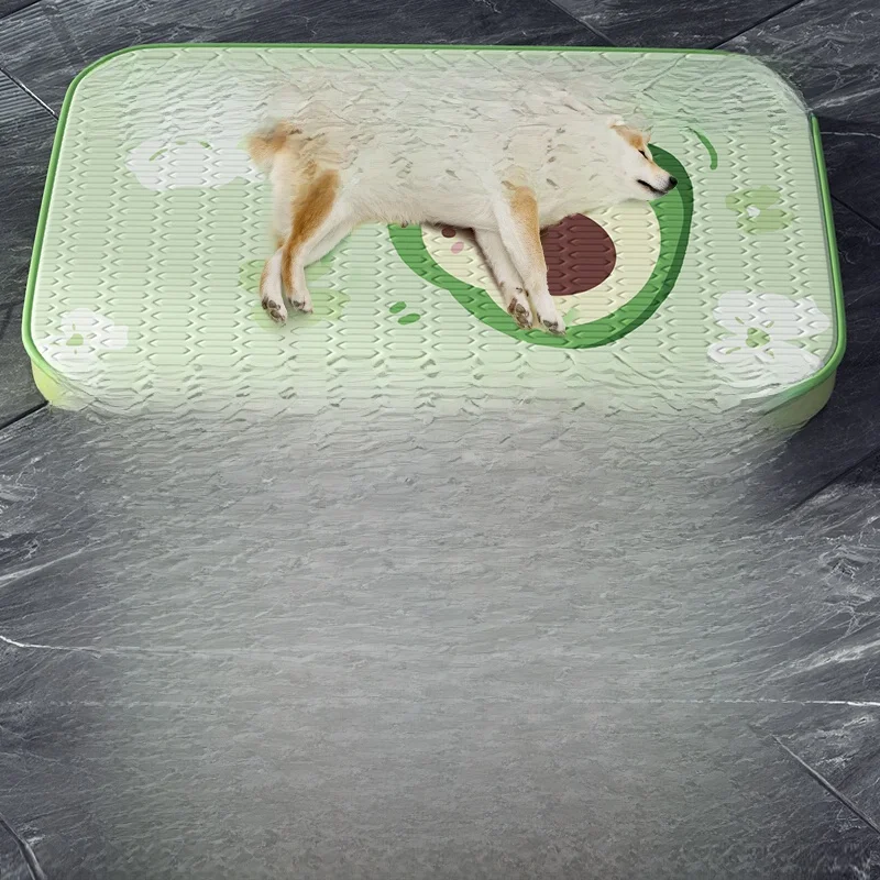 hipidog ペット用クッション：冬夏兼用の通気性と洗濯可能なラテックス素材