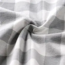 チェック柄の長パンツ【純綿・春秋夏用・軽量・ウェア】（セットアップ対応）
