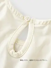 可愛いデザインの女の子用夏用ワンピース【フリル袖・背中開き・キッズ】
