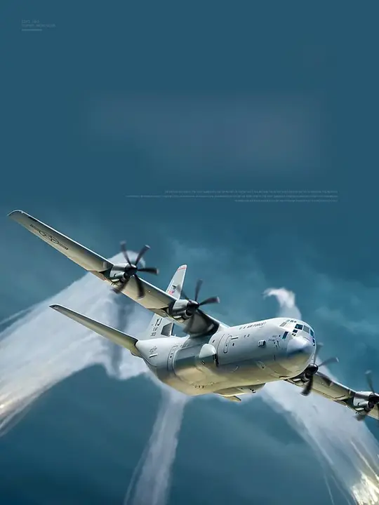 スケールモデル C130J30 大力神輸送機【組み立てキット・極精密デザイン】