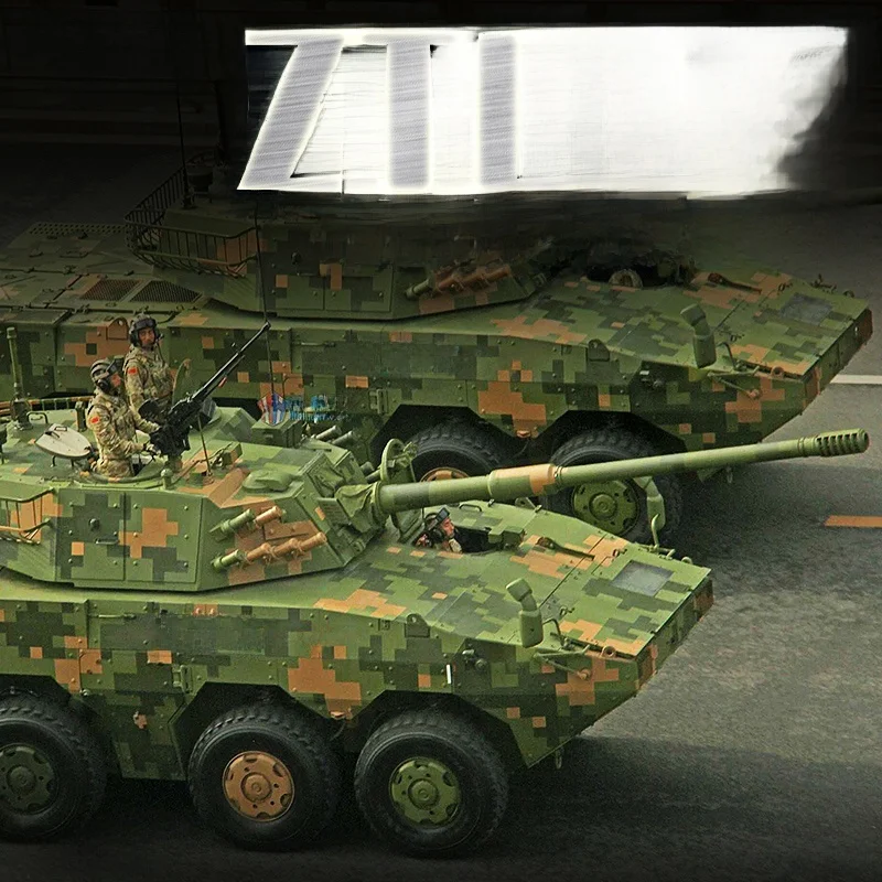 ZTL11輪式装甲突撃車：組立モデルの実際の性能と使用シーン