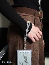 手作りガラスビーズブレスレット【ファンタジー風デザイン・カラフル】