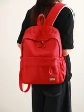 シンプルなデザインのバックパック【多用途・登校・旅行用】（セットアップ対応）