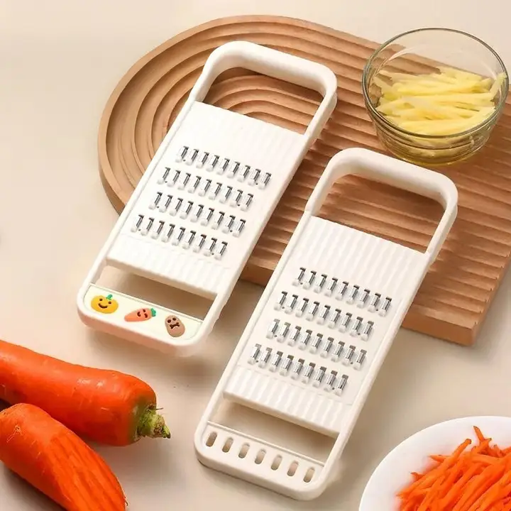 キッチン用多機能ステンレススチールおろし器【野菜・果物用・便利な調理器具】