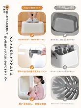 大容量デスクトップ用長方形収納ボックス【キッチン用品・おもちゃ整理用】