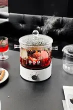 耐熱高硼珪酸ガラス製 ホットワイン用煮込み鍋【大容量・直火可・電気陶炉対応】