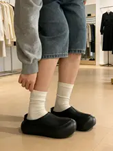 細ストライプの防水サンダル【春夏用・厚底・滑り止め・アウトドア対応】