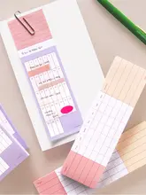 淡い色合いのインス風メモ用紙【学生用・週間スケジュール・リマインダー】
