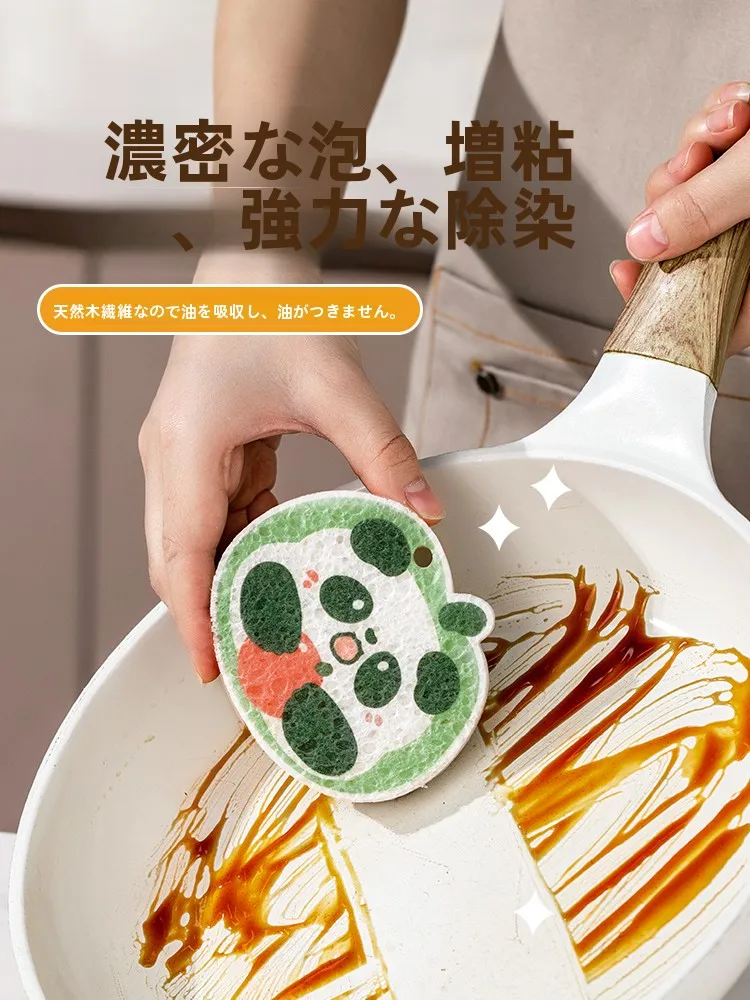 キッチン用ウッドパルプスポンジ：カセットコンロ掃除に最適な環境に優しいスポンジの実用性