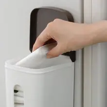 壁掛け式ゴミ袋収納ボックス【プラスチック製・取り出しやすいデザイン】