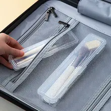 メイクブラシ収納ケース 防水 防塵 携帯用 デスクトップ トラベル リップ アイブロウ