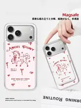 iPhoneケース MagSafe カードケース 耐衝撃 ユニコーン 白馬 17 Pro Max 16 15 14 対応 お正月 迎春 午年 ICカード