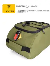 防水仕様の自転車後部バイクバッグ【マウンテンバイク・ロードバイク対応】