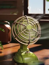 JOJO'S L. PD.デスク＆ハンドミニ扇風機【レトロデザイン・充電式・強力風】