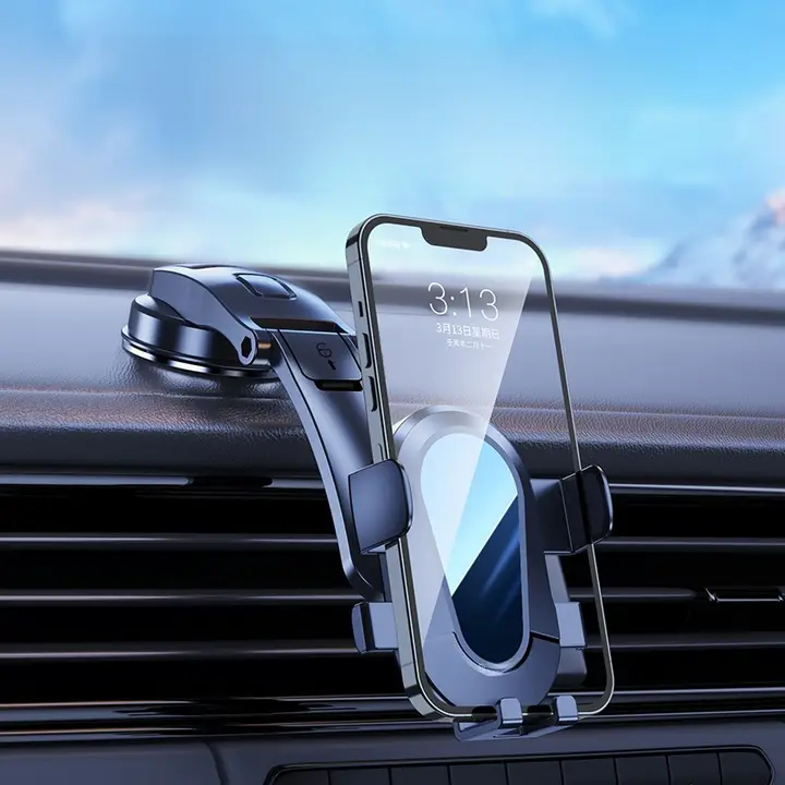 車載 スマホホルダー 吸盤式 エアコン吹き出し口 ダッシュボード センターコンソール 充電対応 カーナビ 車用