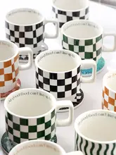 コーヒーカップ 使用シーン：日常使用 陶器素材 アメリカンヴィンテージ デザイン 高見え
