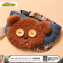 HOOPET ミニオン立体デザイン 完全防水バンダナ【犬猫兼用・デニム風】