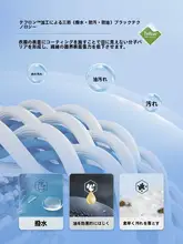 HLA メンズ 軽量ビジネス長袖シャツ【防水・通気性・白】