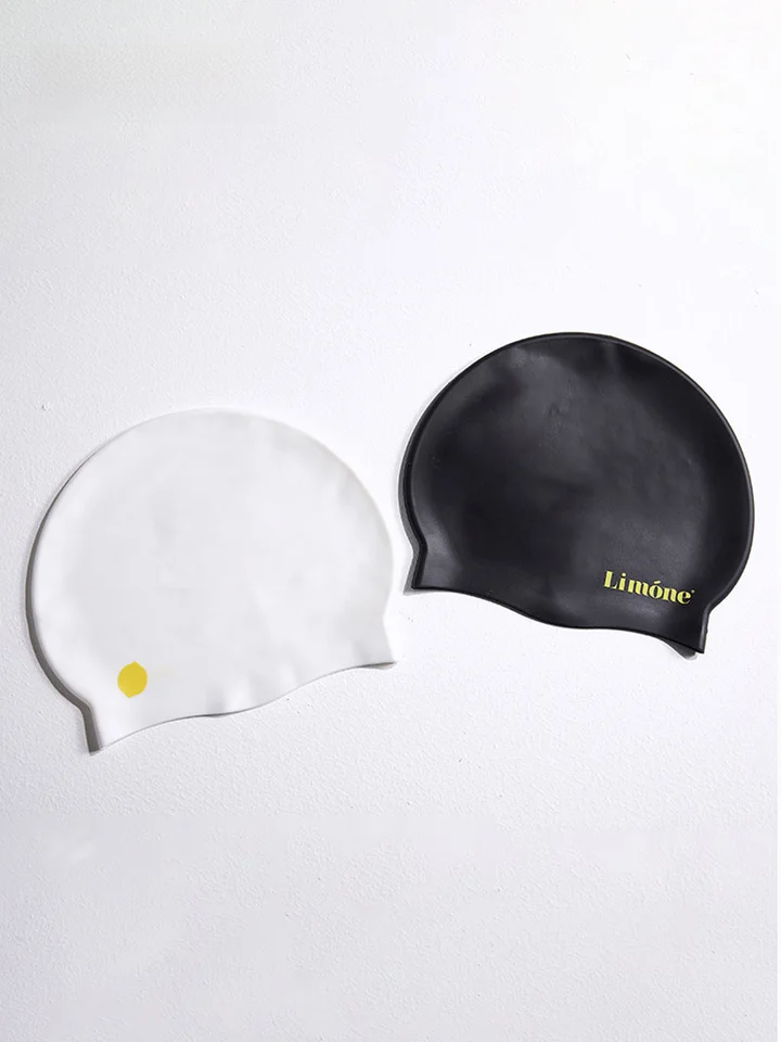 Limone レディース用 大きめ防水スイミングキャップ【長髪対応・高弾力シリコン製・プロ仕様】