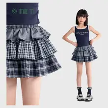 ティアードスカート キッズ ガールズ プリーツ フリル フェミニン 秋冬
