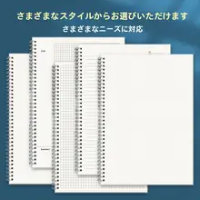 Victor リングノート B5サイズ【厚手・大学生向け・シンプルデザイン・無地ページ】