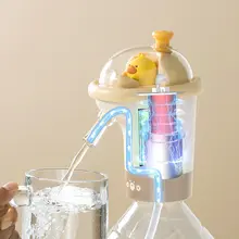 電動水汲み器【桶装水用・自動吸水・飲水機】