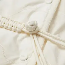 茵曼 防寒刺繍入りダウンジャケット【羽毛なし・冬用・レディース】