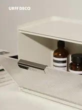 URFF DECO 自動灯光付き玄関収納キャビネット【多機能・マスクボックス・高級感】