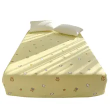 抹茶風 カワイイデザイン オーガニックコットン製 ダブルレイヤーシーツ【動物柄・韓国スタイル】