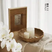 栗の木製皿【和の雰囲気・お洒落なフルーツトレイ】