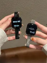 アップルウォッチ用金属製バンド【女性用・高級感・通気性・スタイリッシュデザイン】