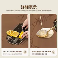 軽やかで高級感漂うレザー調デスクパッド【防水・防油・防熱・洗浄不要】
