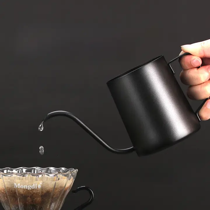 ハンドドリップ用ステンレスコーヒーポット【細口・コーヒーフィルター付き】