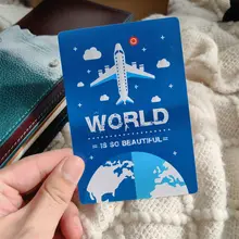 QY ブルー TNマット A5サイズ手帳用ボード【パスポート旅行者向け・PP製・定規付き・ポケットページ】